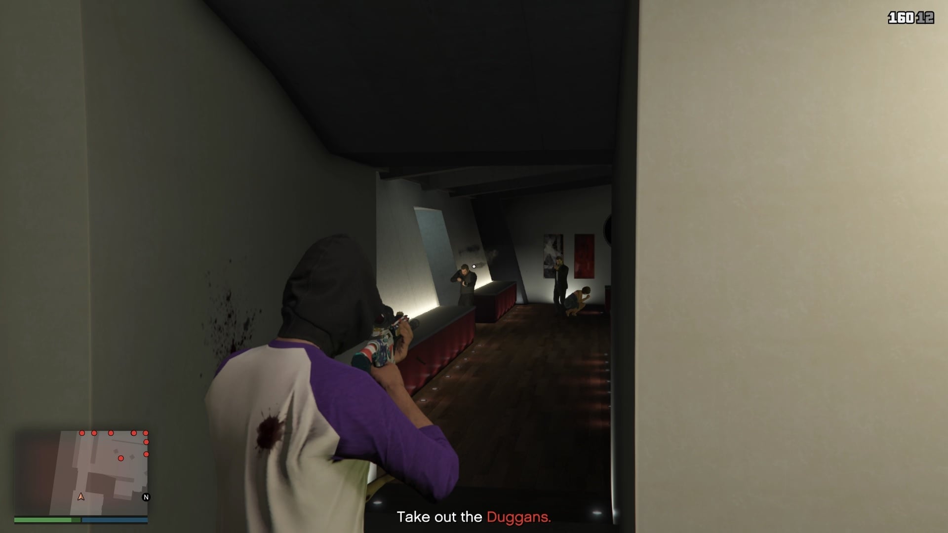 You can't sneak your way across, so you must fight them.