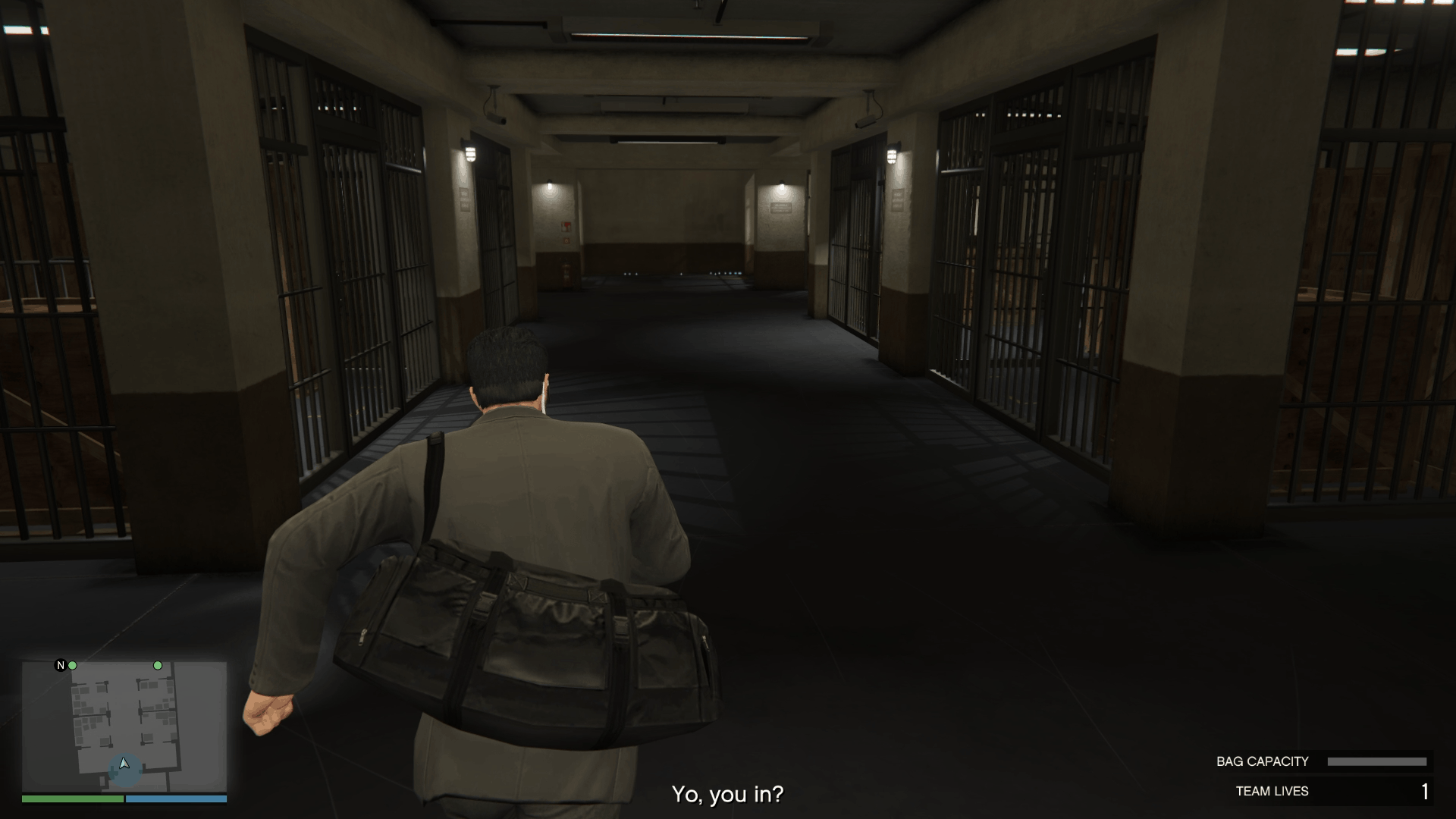 Entered the main vault