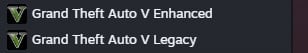 The Enhanced and Legacy version in the Steam's library.