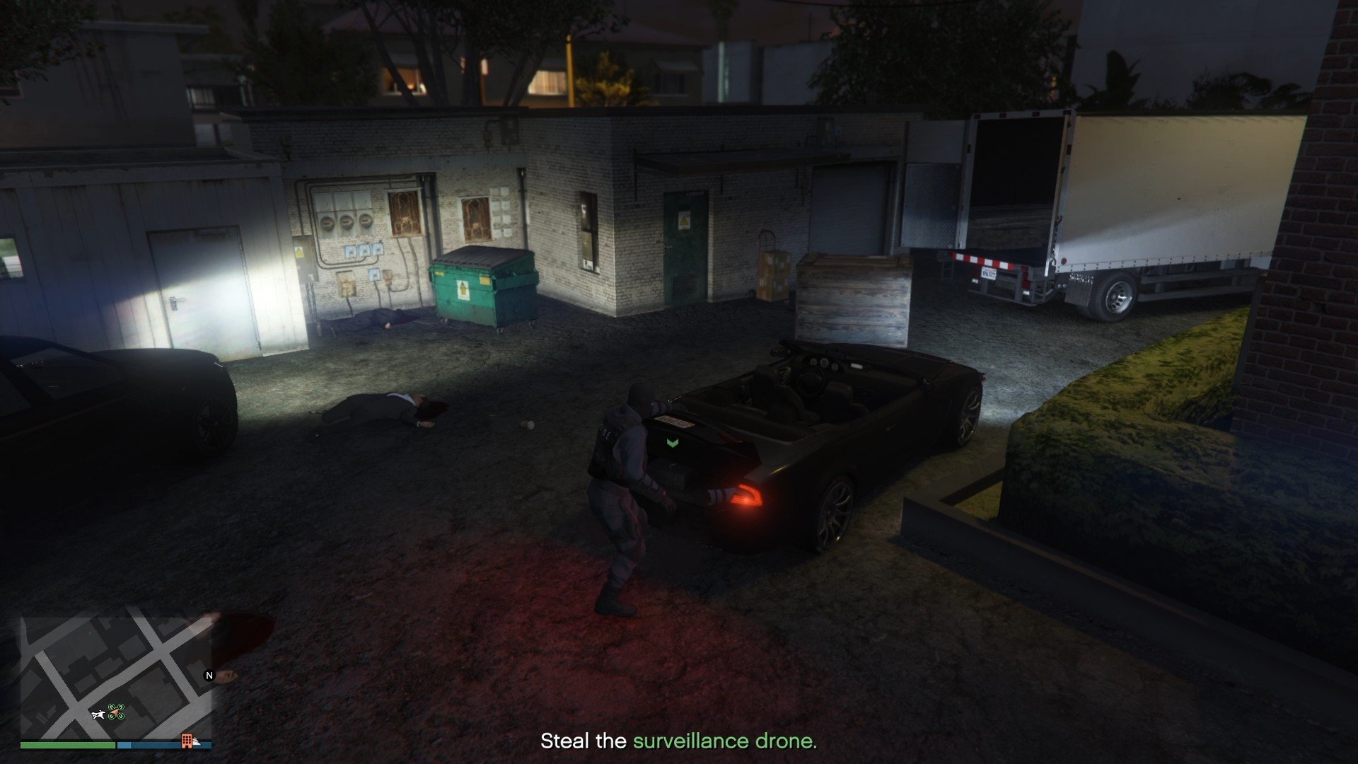 Stealing the surveillance drone.