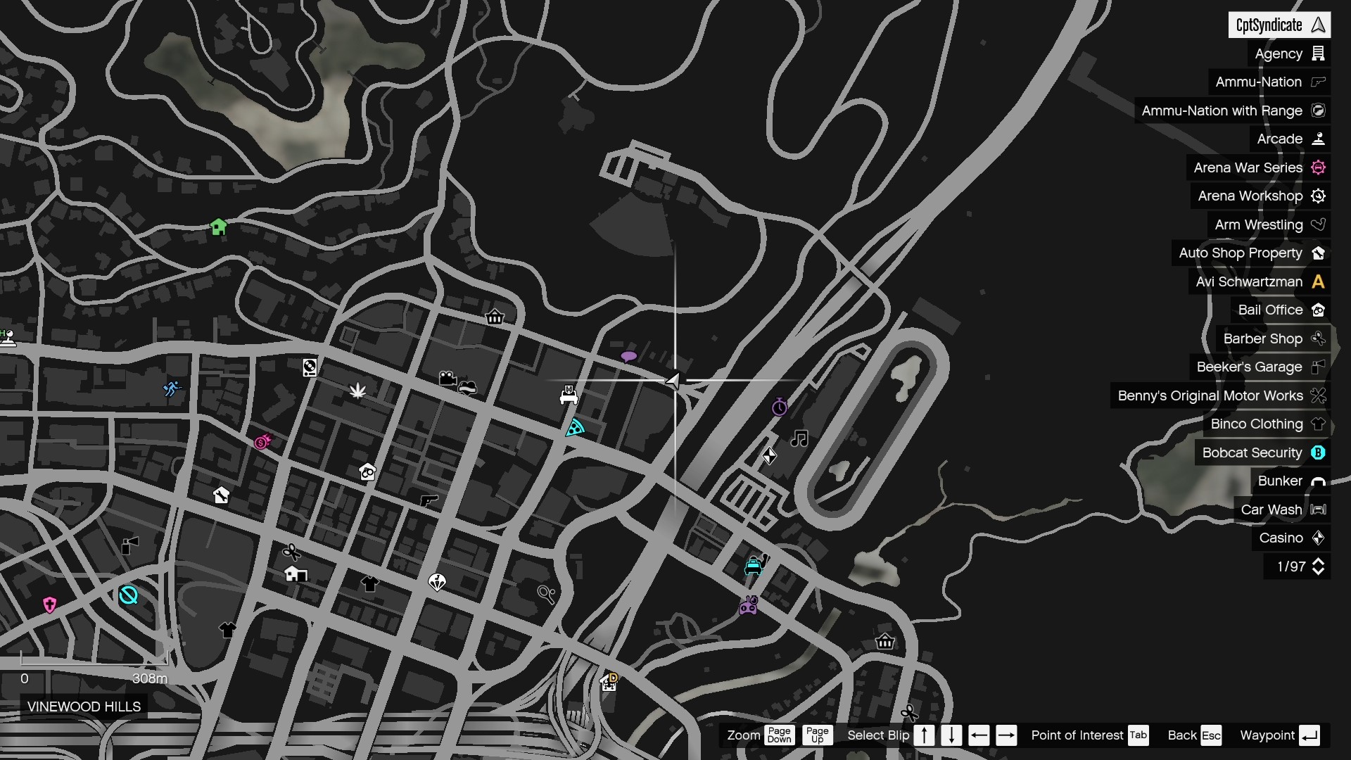 The map shows the location of the golden clover outside the CNT building.