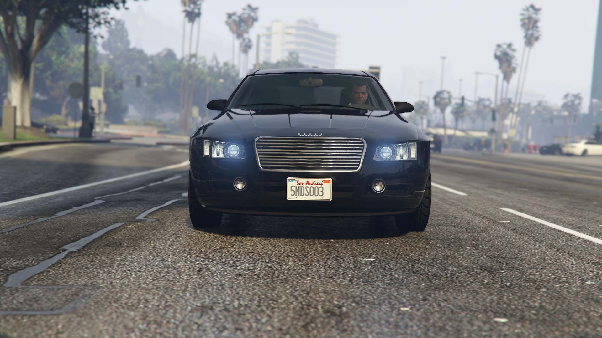 Front view of Michael's Obey Tailgater.