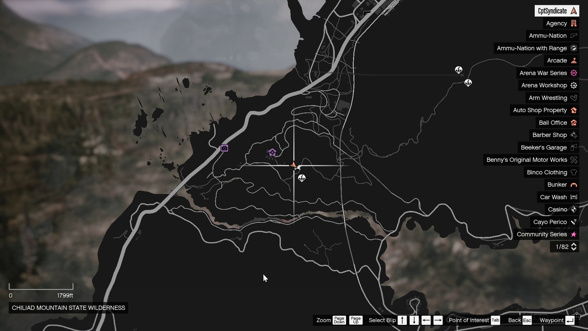 Rabbit's location on the map.