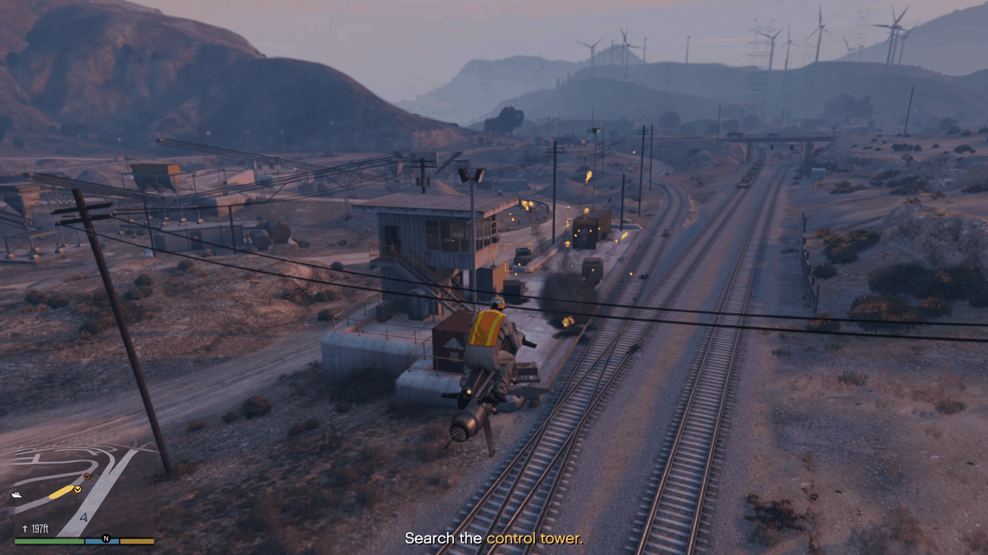 Eliminating the guards around the control tower