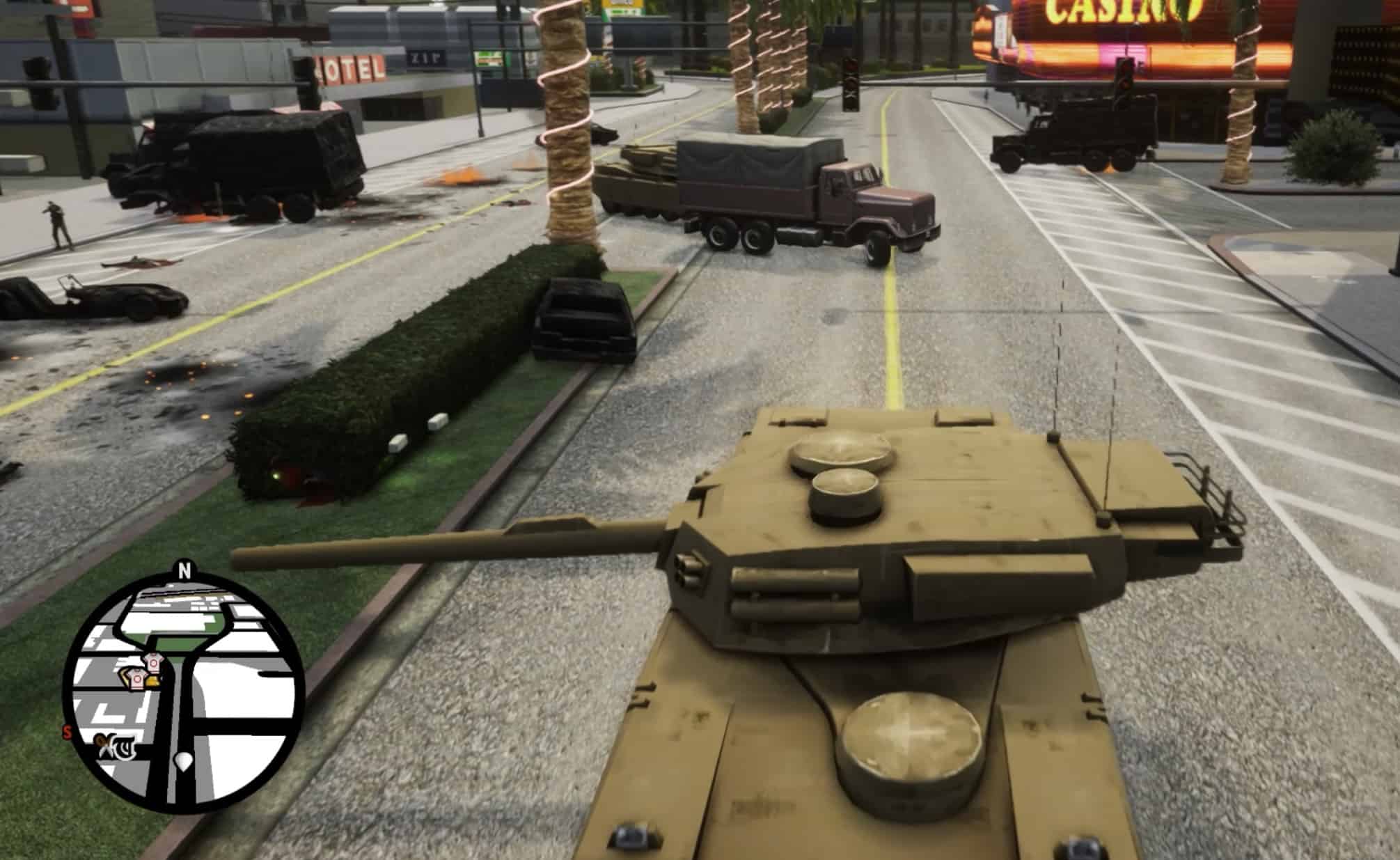 ¿Qué le dijo CJ a jugar un juego diferente? ¡No tanques!