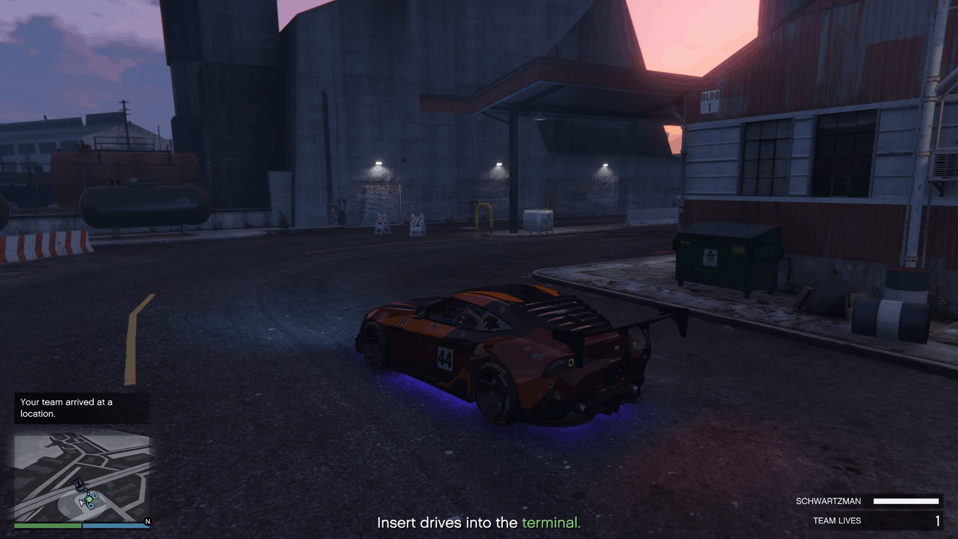 Arriving at Elysian Island