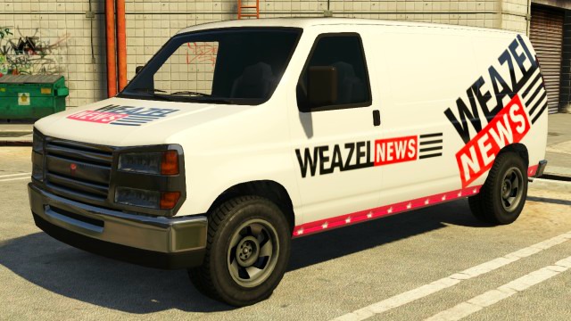 Bravado Rumpo with the Weazel News Livery.