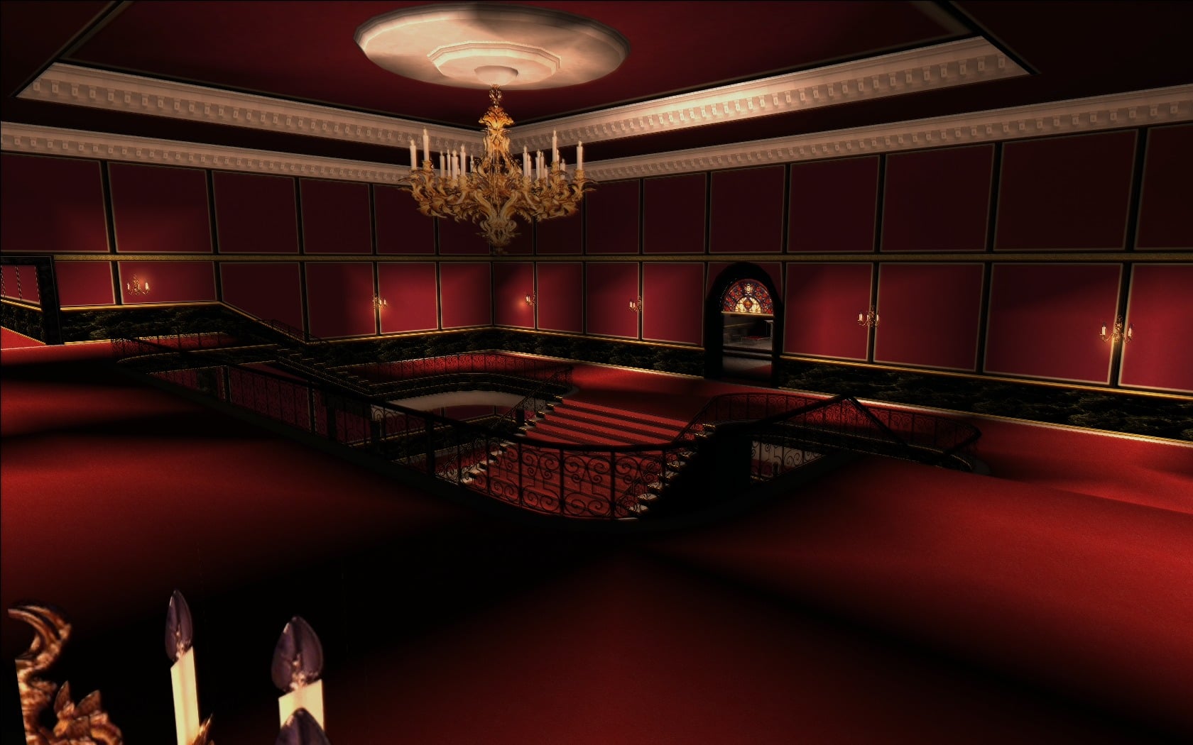 Main Hall's second floor view.