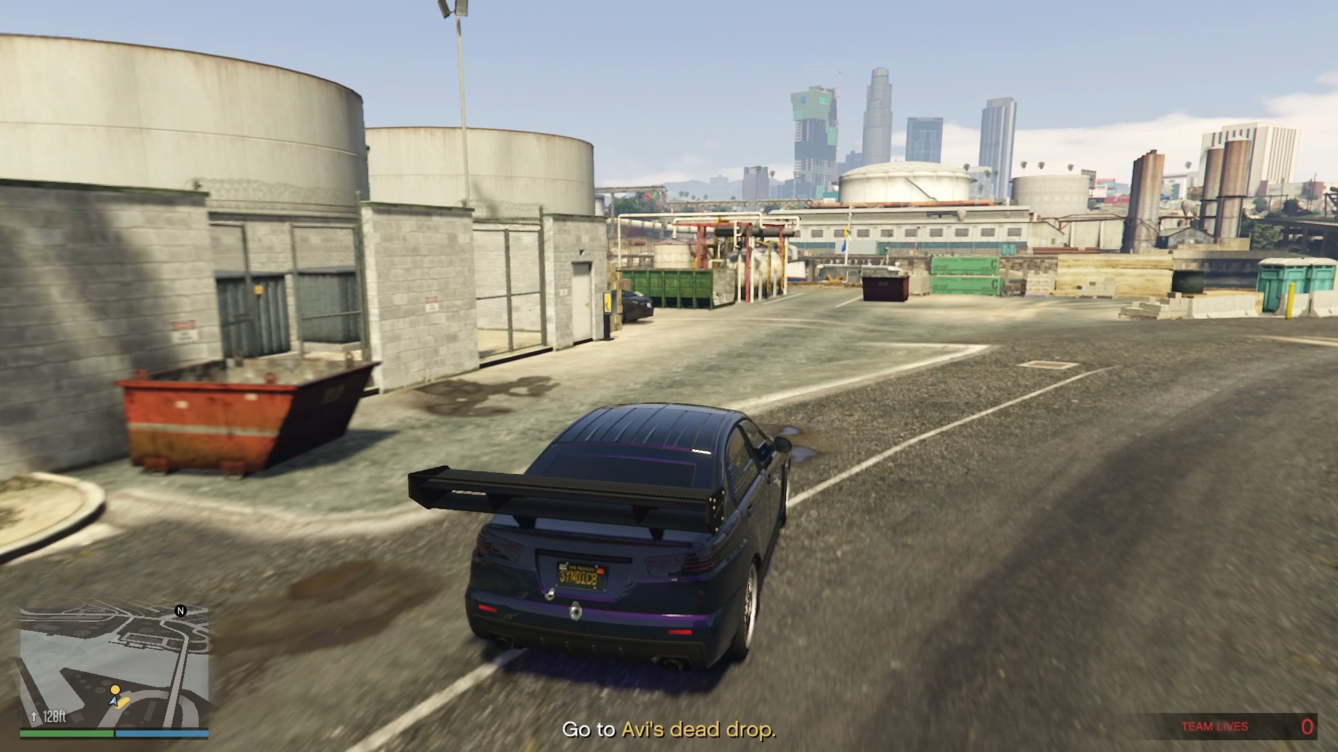 Avi's dead drop location.