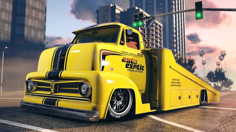 The Vapid Slamtruck is an awesome vehicle to pull off stunts in when you're playing GTA Online.