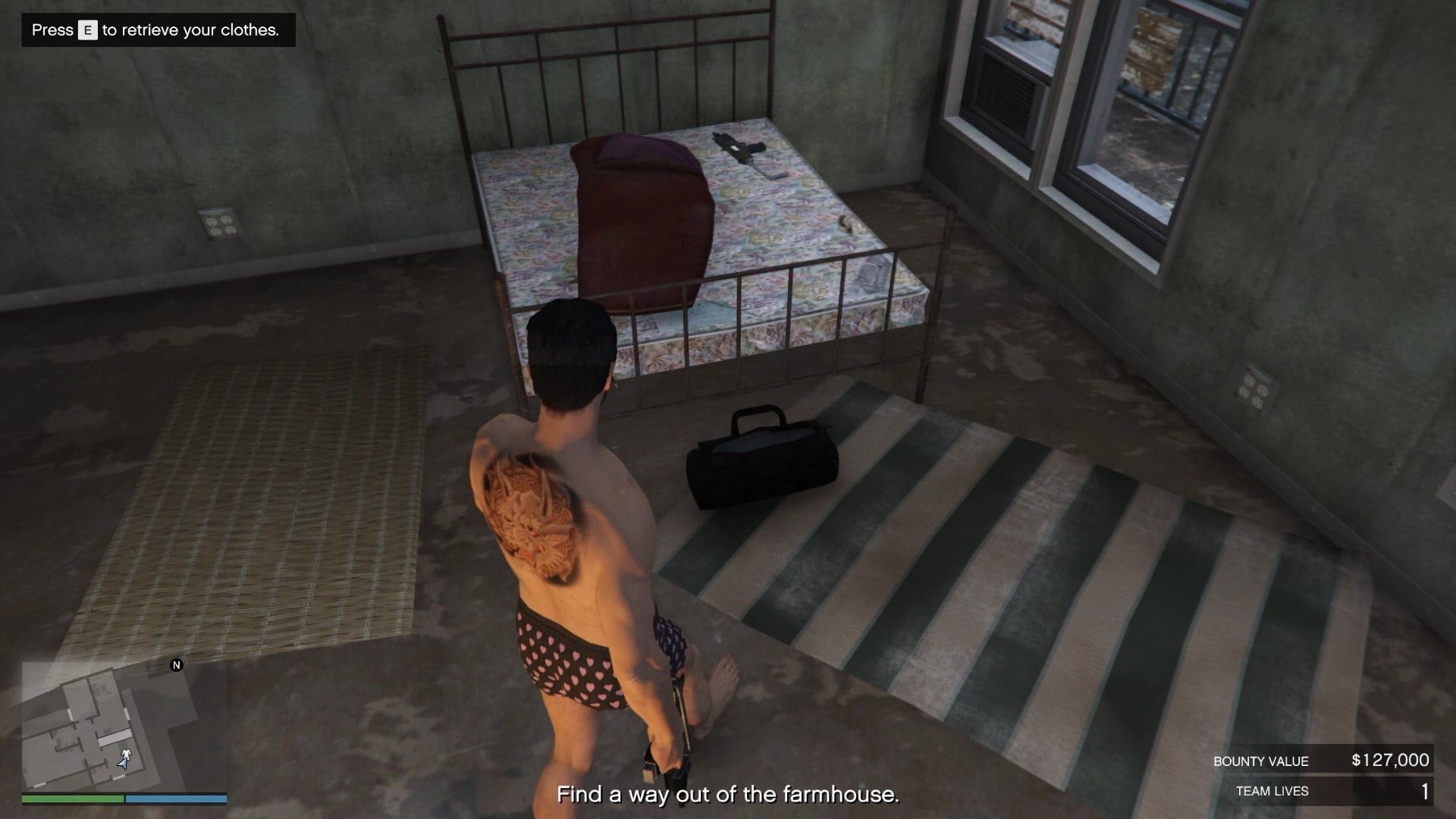 Remember, retrieving your clothes is optional.