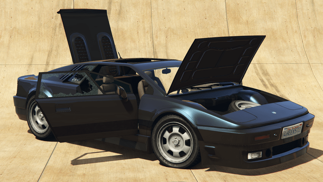 Interior modeling and window damage state image of the new Ocelot Ardent