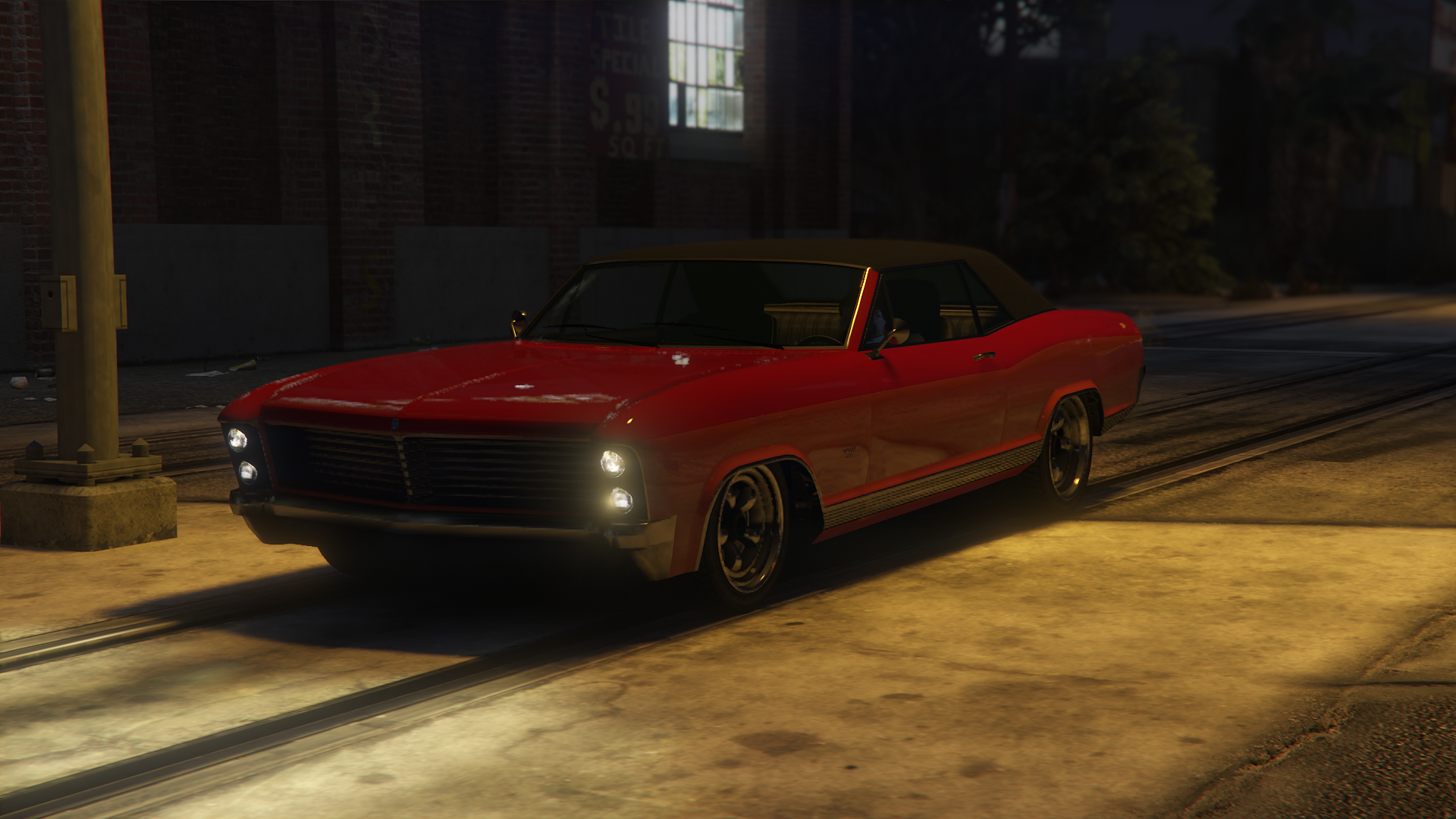 The base model of Albany Buccaneer as seen in GTA Online.