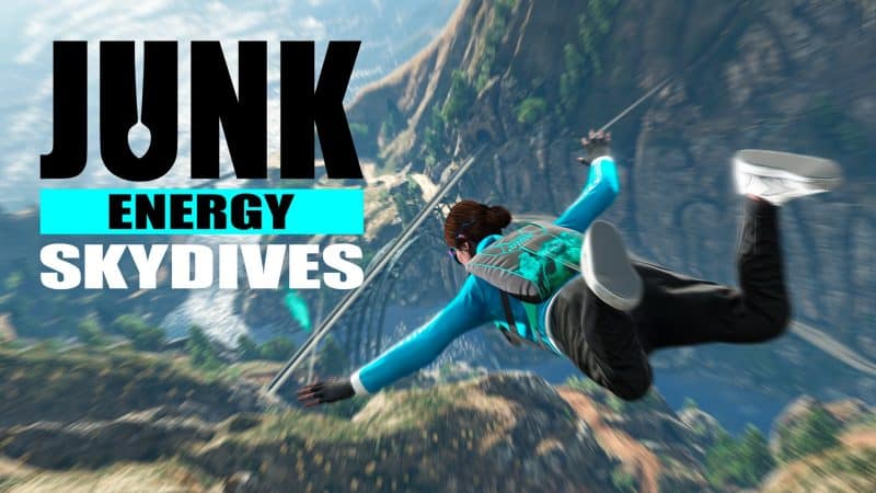 The Junk Energy Skydives is heaven sent for thrill-seeking GTA Online players.