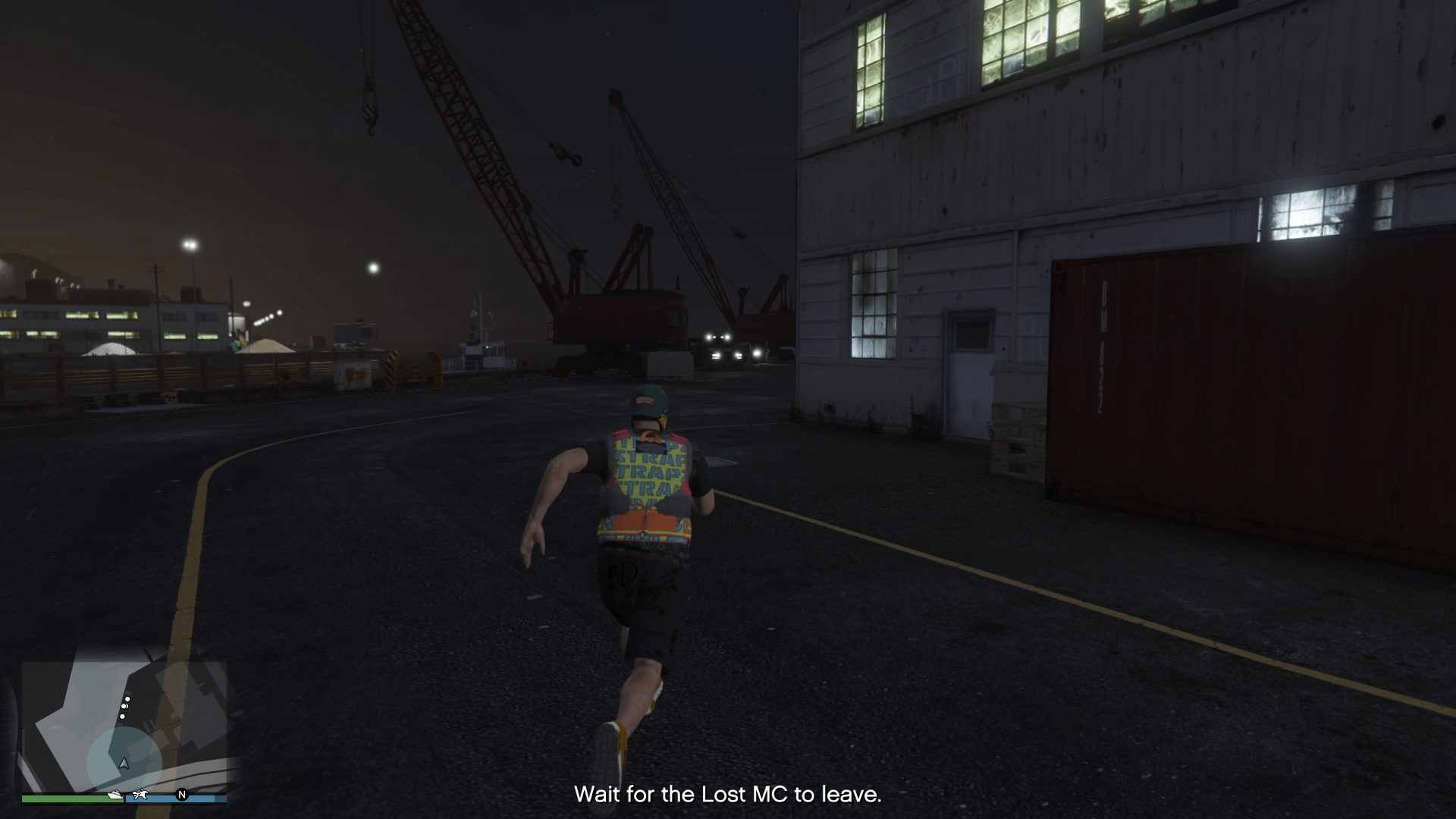 White dots appear on the minimap