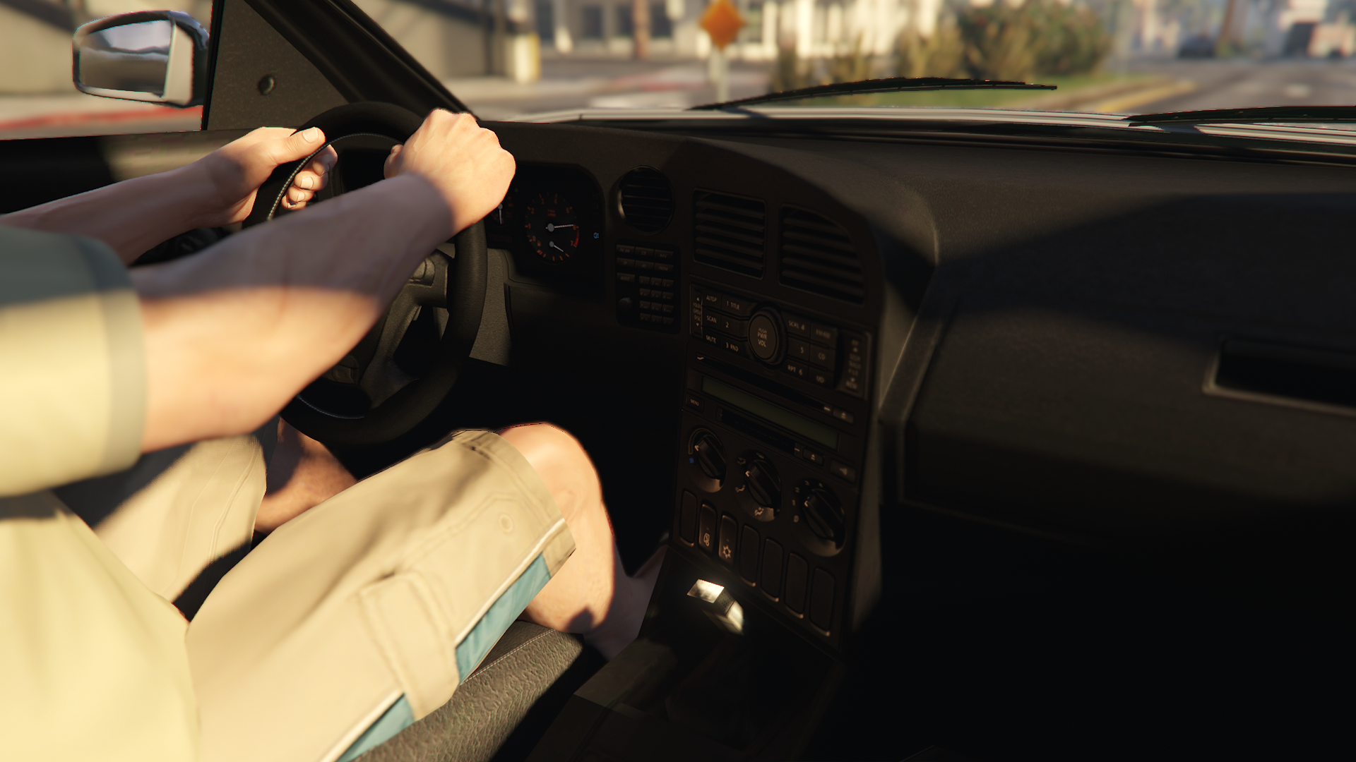 Interior of the Karin Intruder as seen in GTA 5.