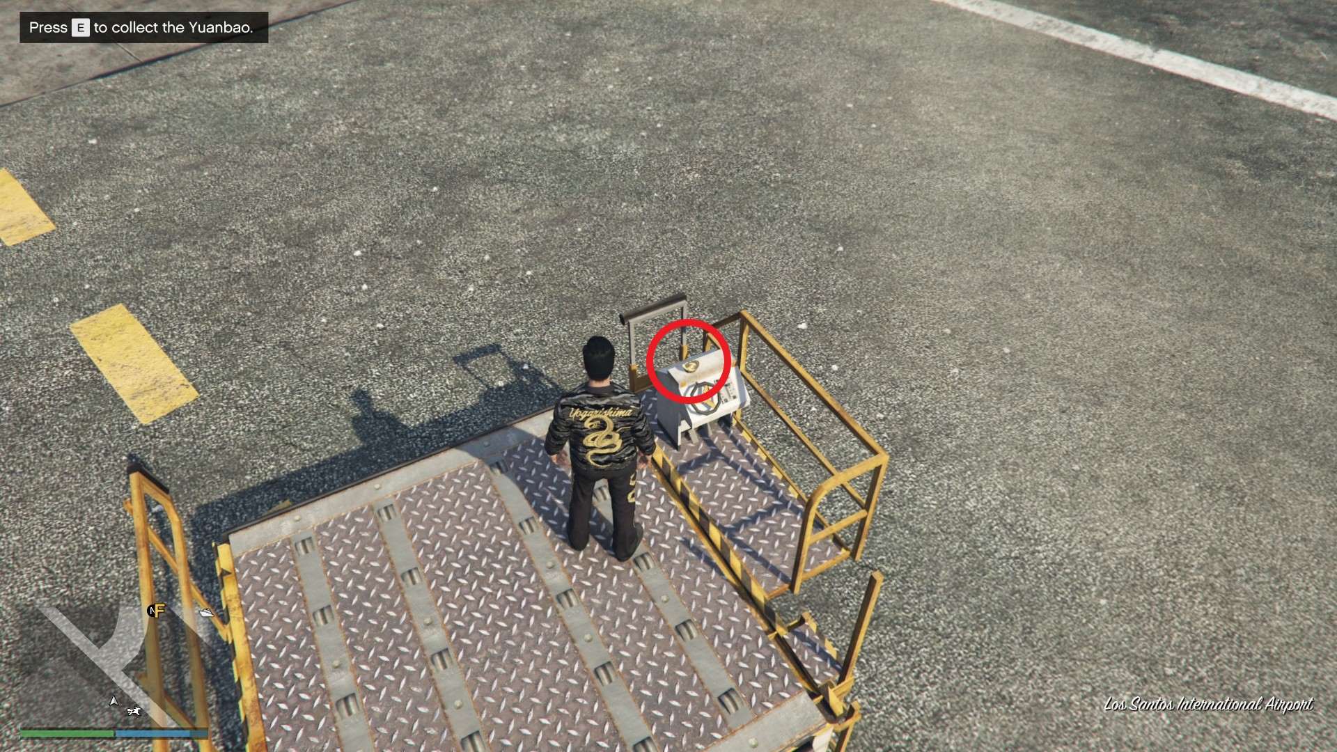 The Yuanbao is on the Brute Constable cargo loader in front of LSIA Hangar 1.