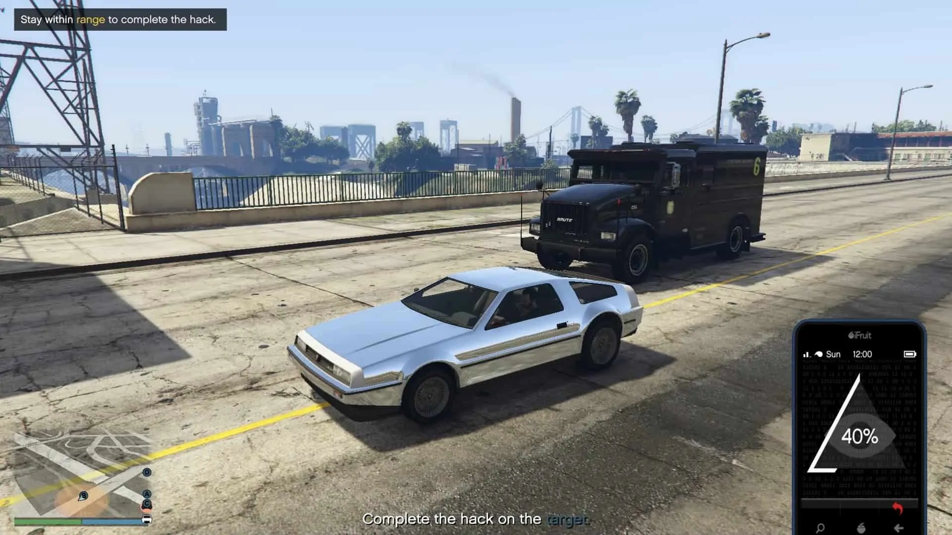 Hacking the target in van