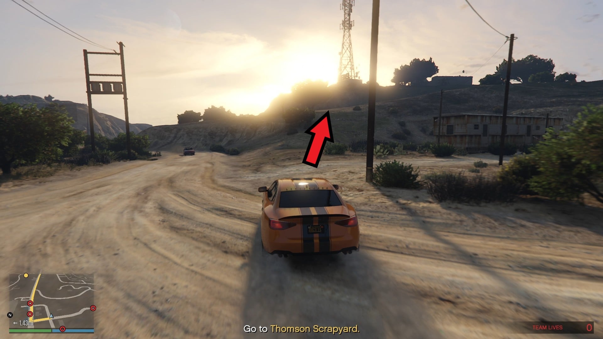 Exit the house area from here to avoid enemies.