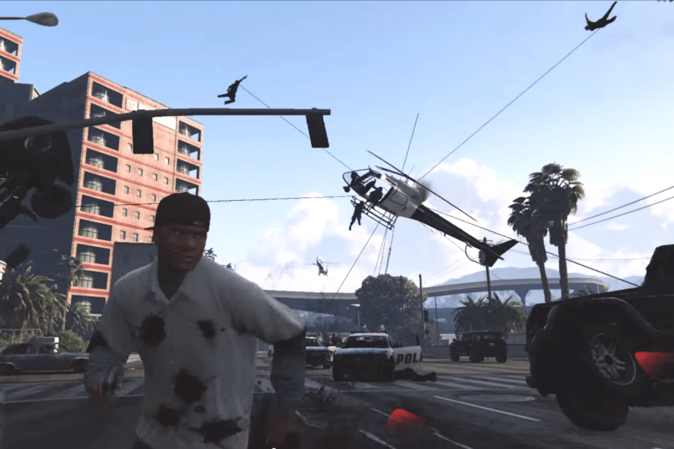 Gta V Gets Grappling Hook