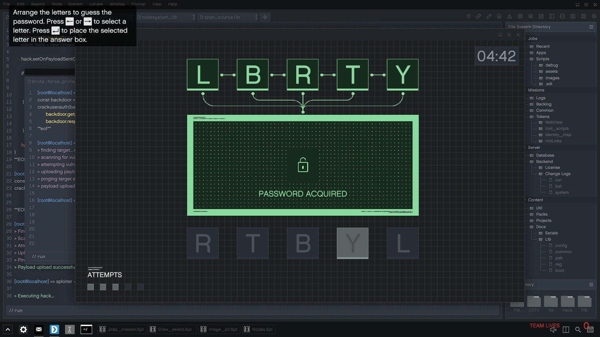 Hacking the laptop inside the Runner's house.