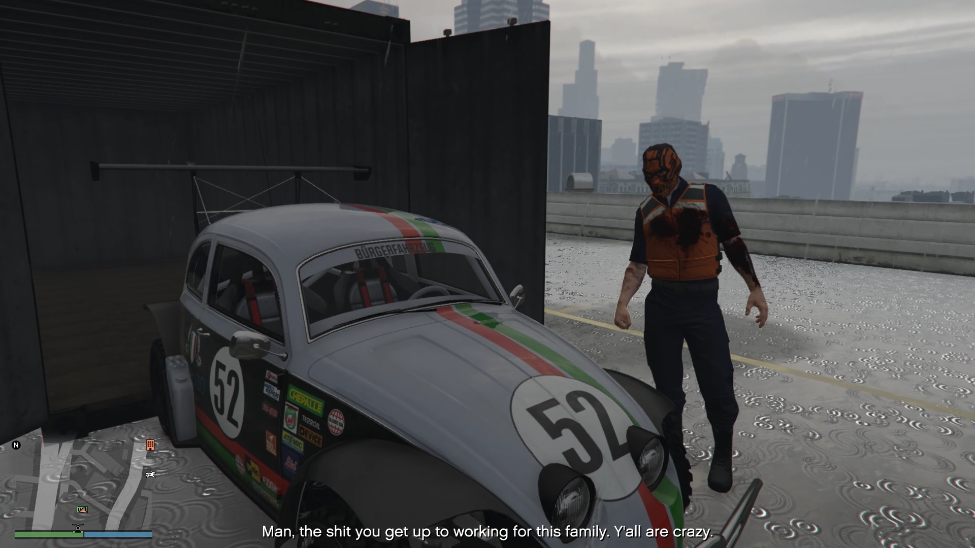 Once the Skylift drops the container, open it and the BF Weevil will come out.