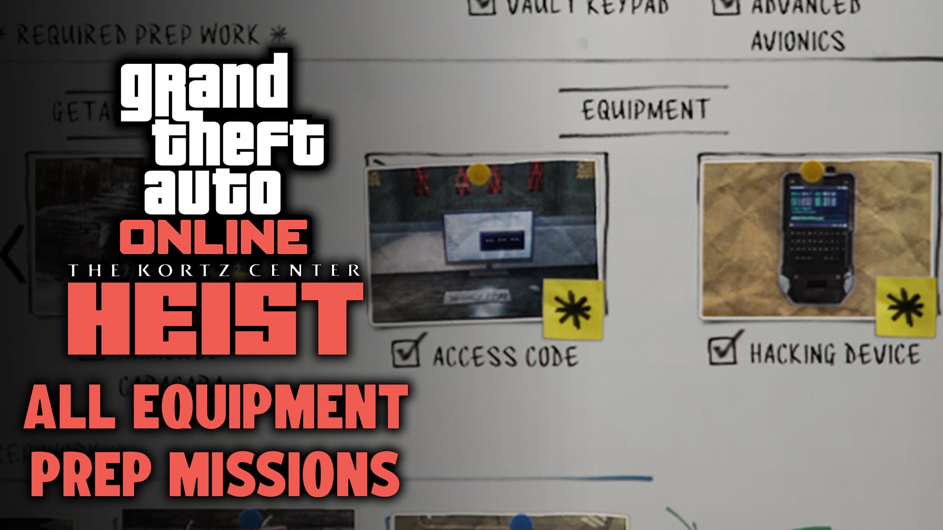 GTA Online Kortz Center Heist: All Equipment Prep Missions