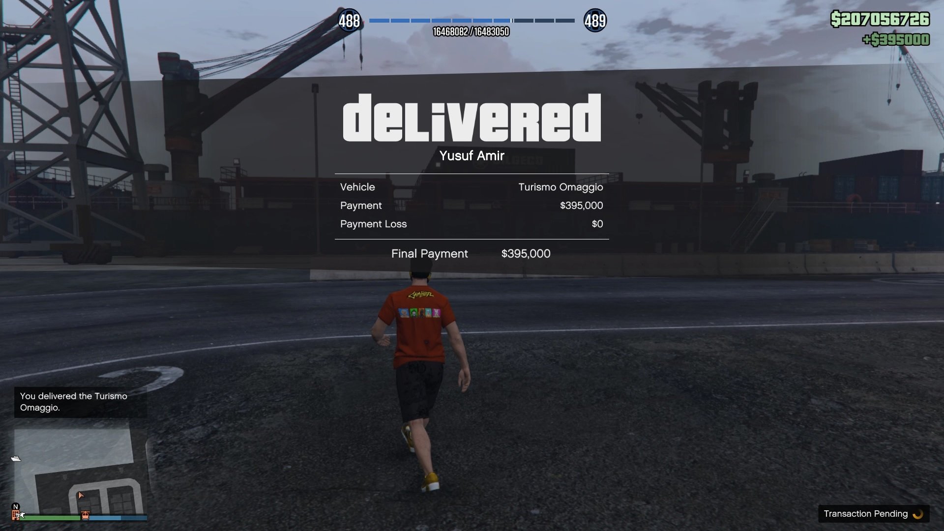 The total payment value goes down with each hit.