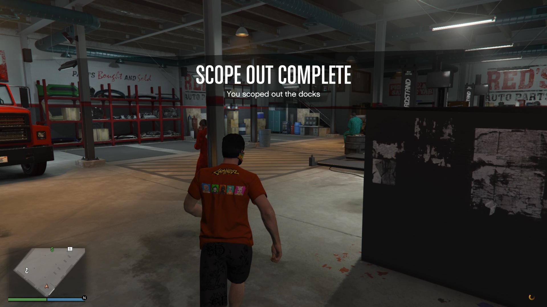 Returning to the Salvage Yard to complete the scope out mission.