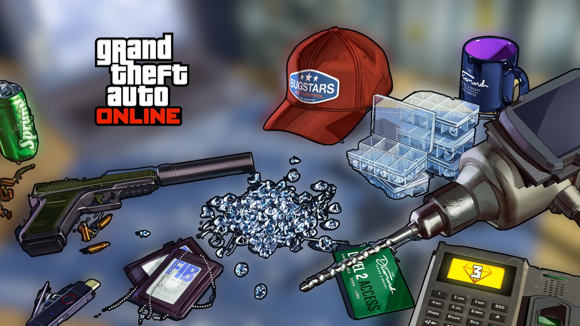 GTA Online: Diamond Casino Heist Guarantees Diamonds This Week + 3X Race Cash & 2X Import/Export!