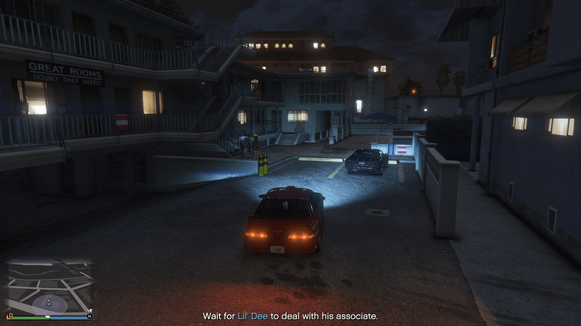 Lil Dee meeting his associate