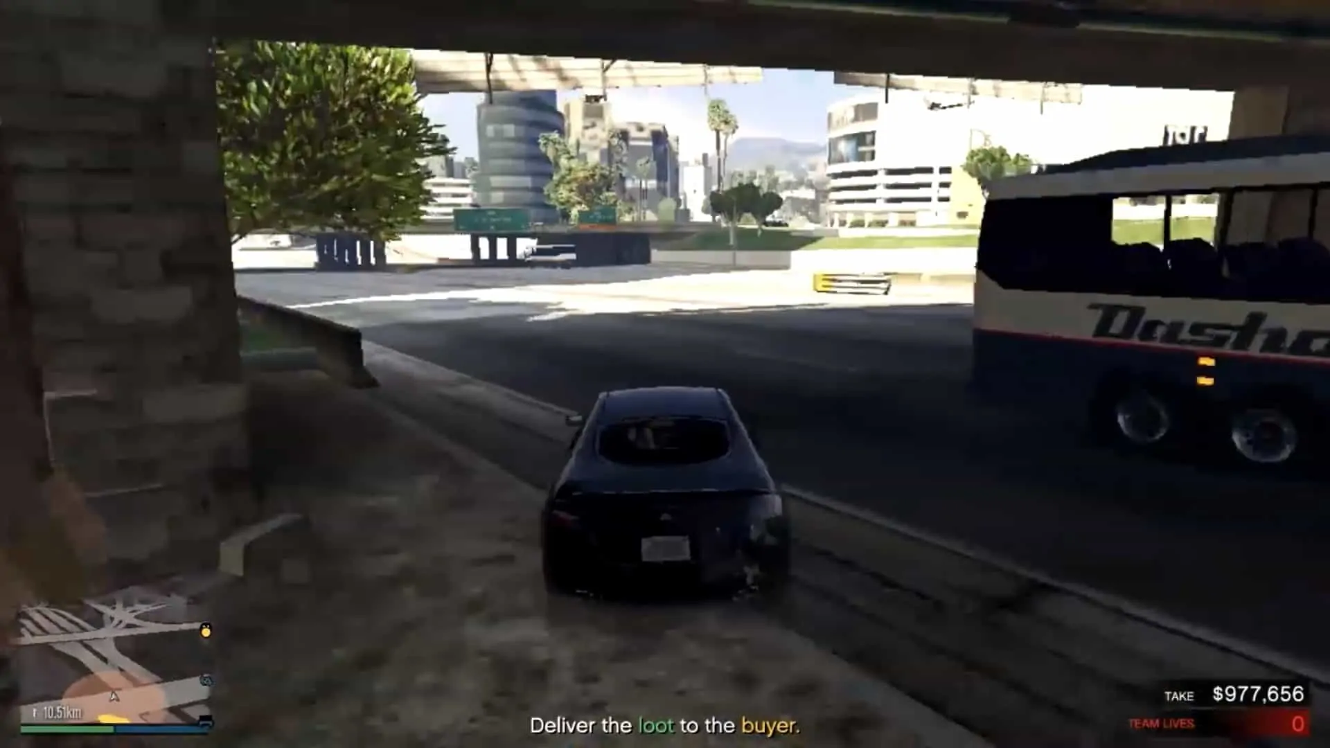 Coming out of the other end of the sewer tunnels