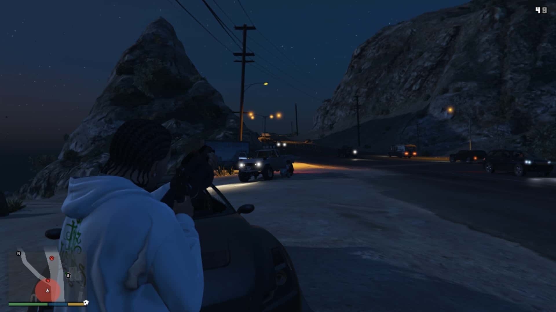 Gang members who chase you to kill you for the briefcas