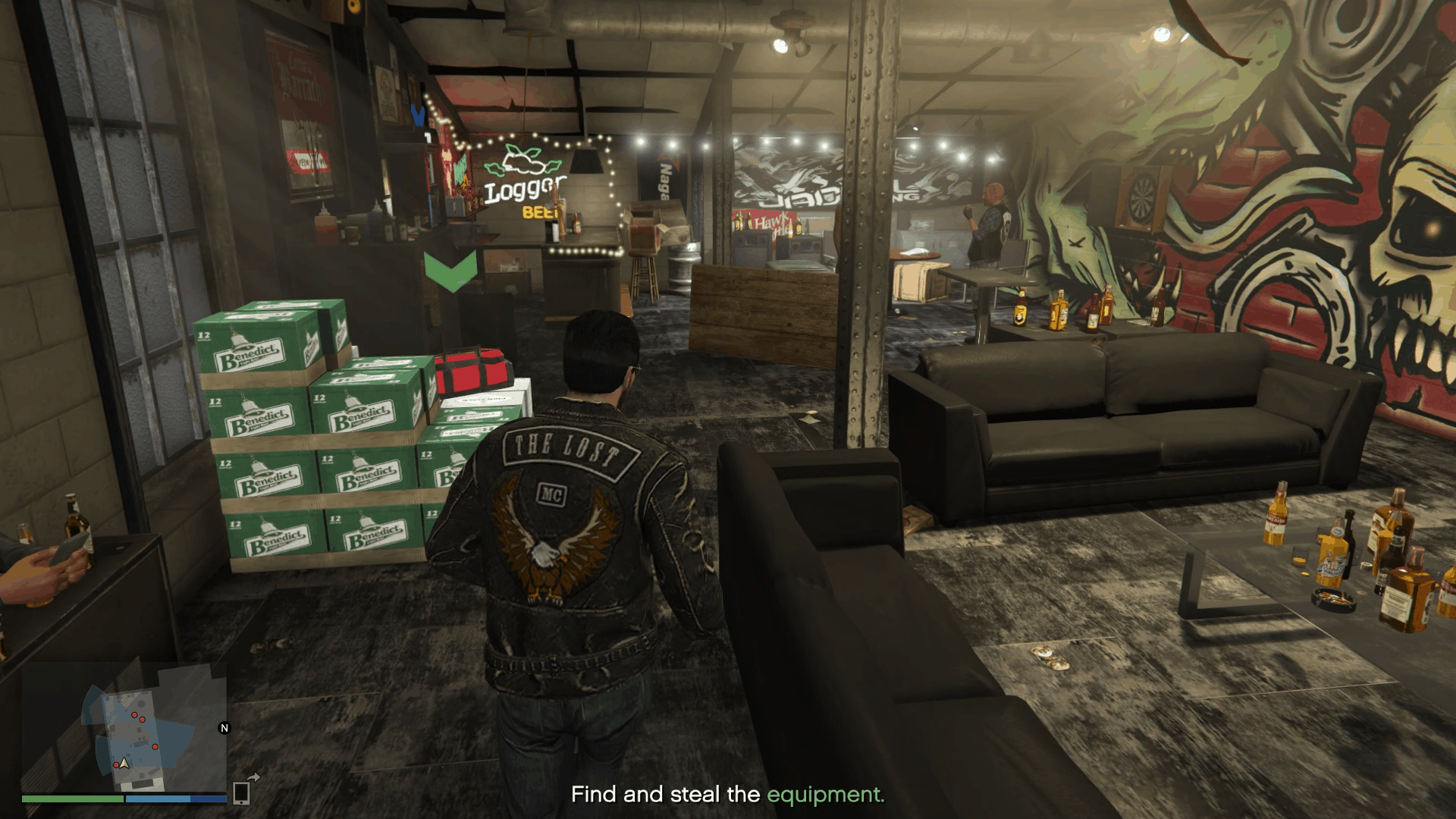 Duffle bag containing explosives