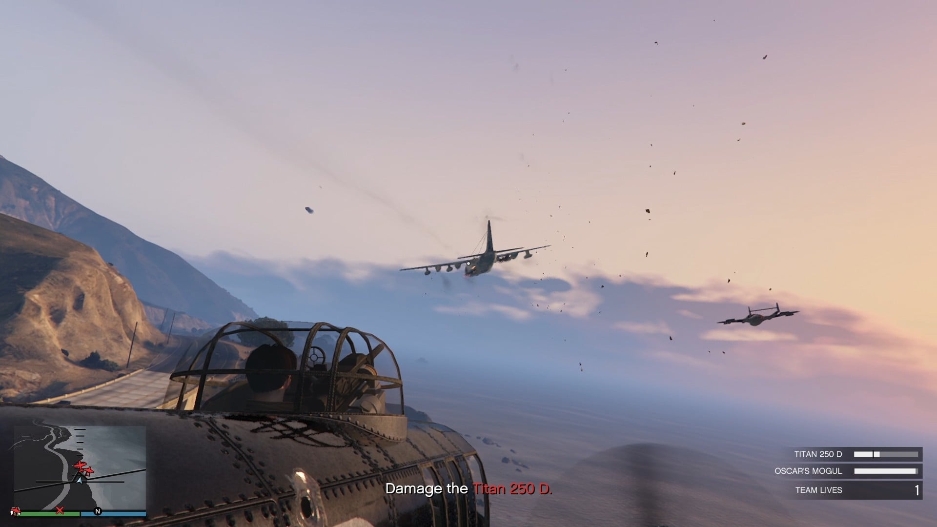 You can ignore the incoming enemies and missiles as they will waste your time.