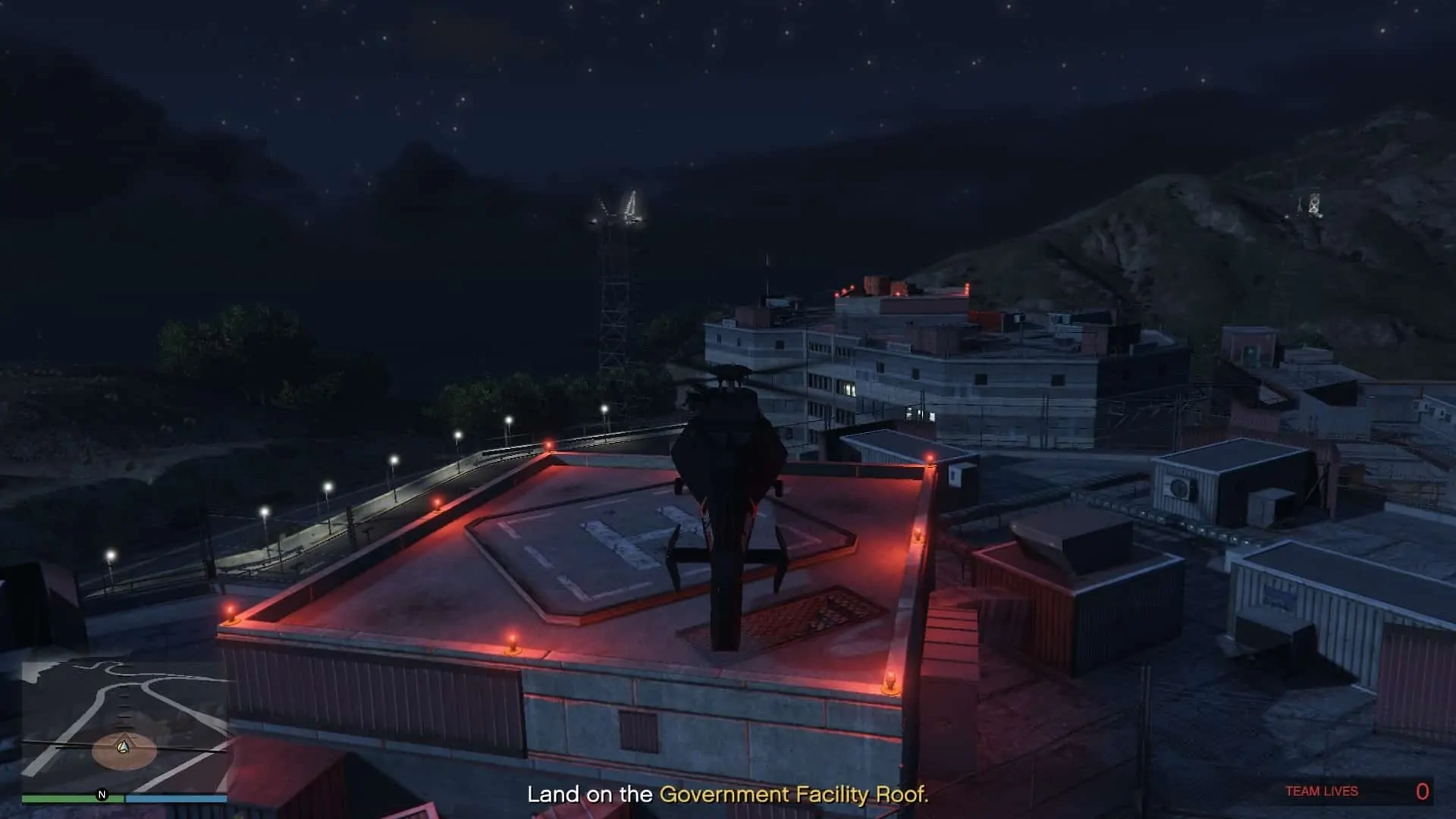 Landing on the roof of N.O.O.S.E HQ