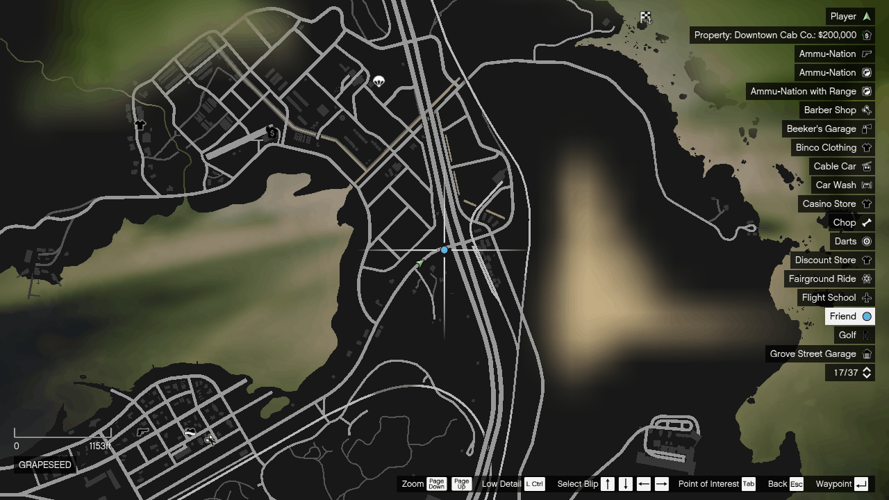 Junction of East Joshua Road and Route 1. it is in Sandy Shores area