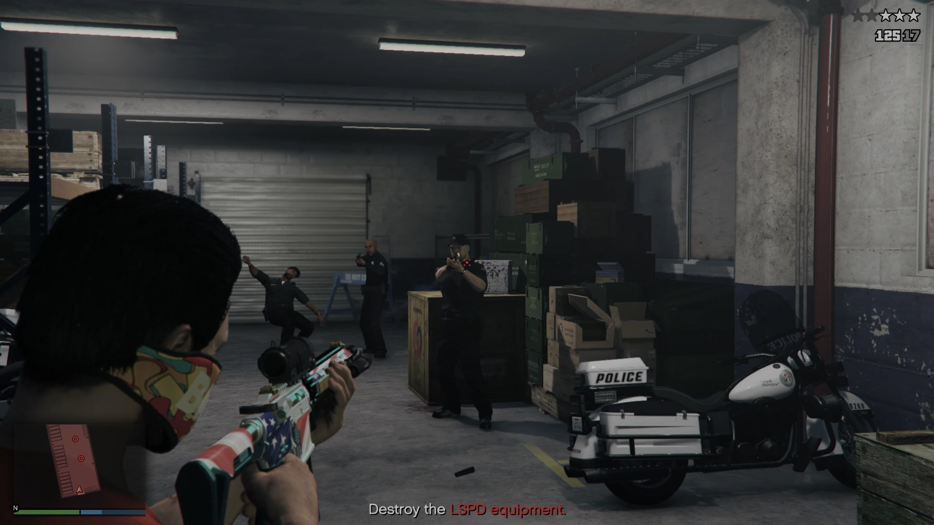 You will find three more cops inside the lockup.