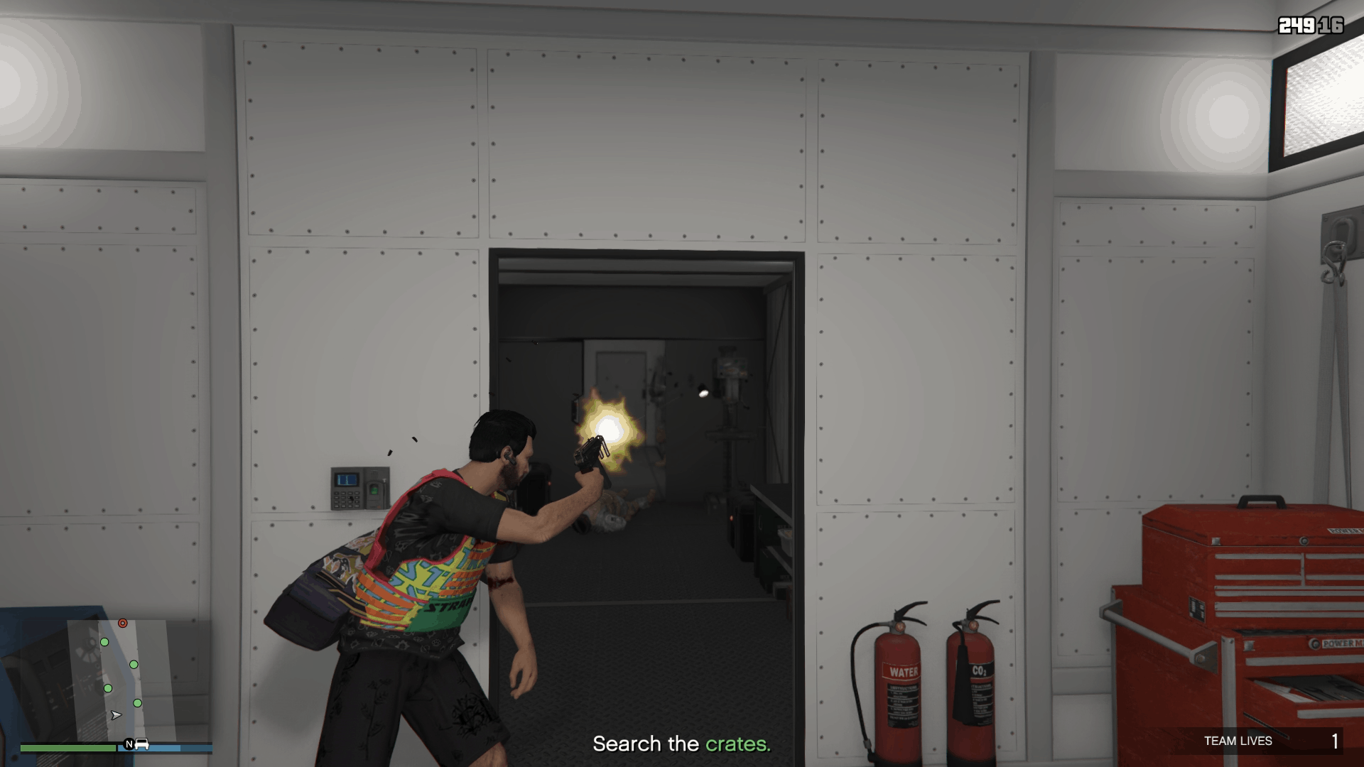 Eliminating the guards inside the transporter