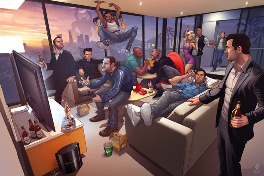 All The Gta Characters In One