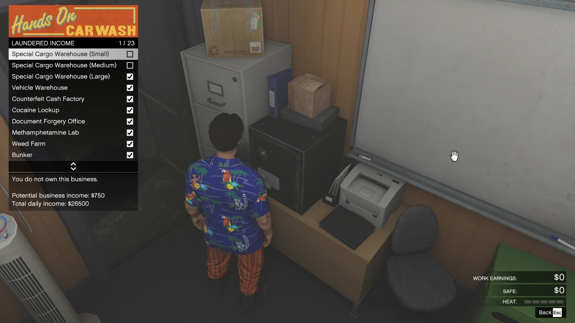 Car Wash Safe Income.