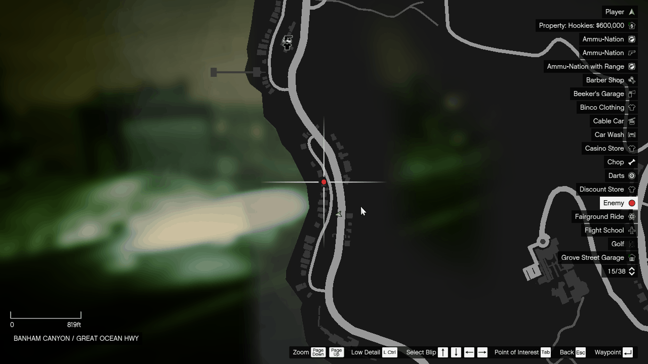 The robbery takes place right beside the 24/7 Supermarket. There is an ATM by the wall of the mart.