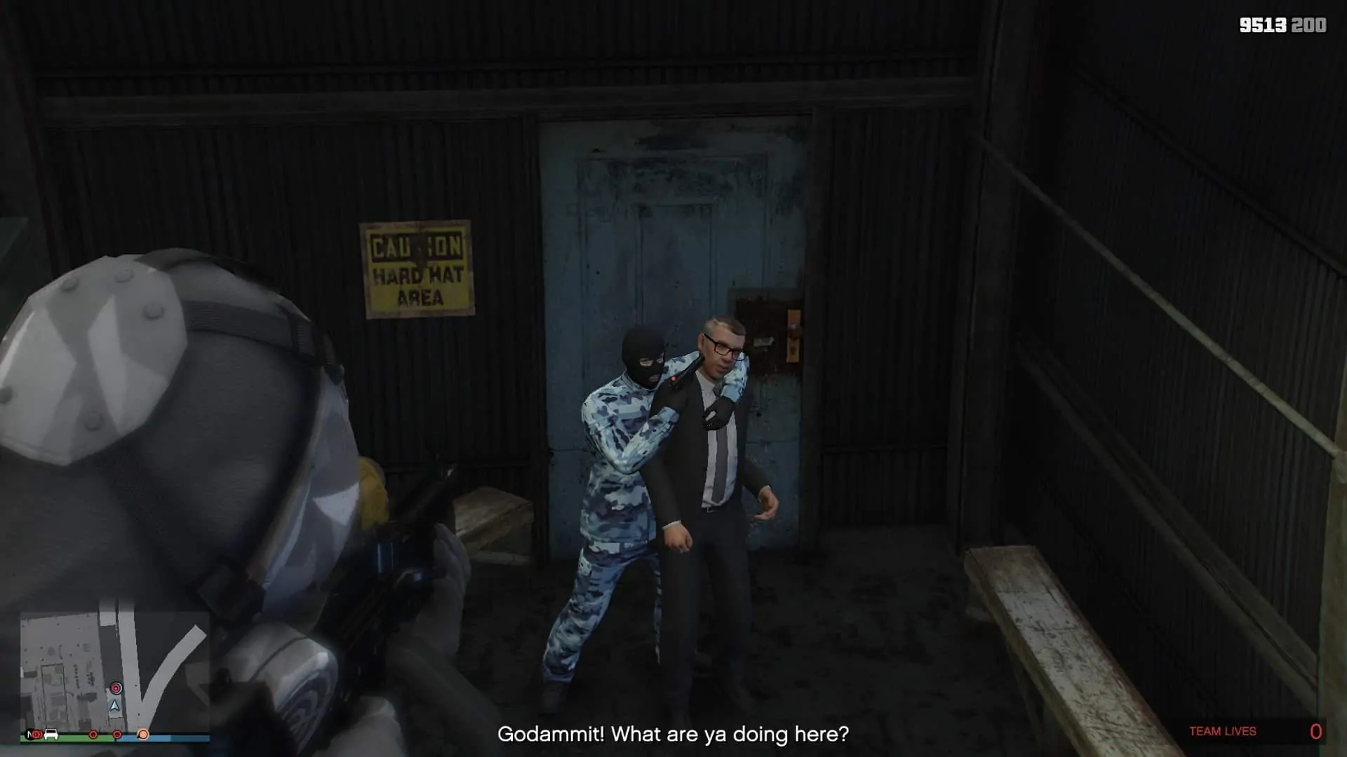 Agent ULP held at gunpoint