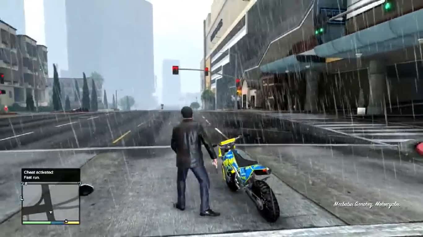 Fast Run Cheat  For GTA 5 Demo Video