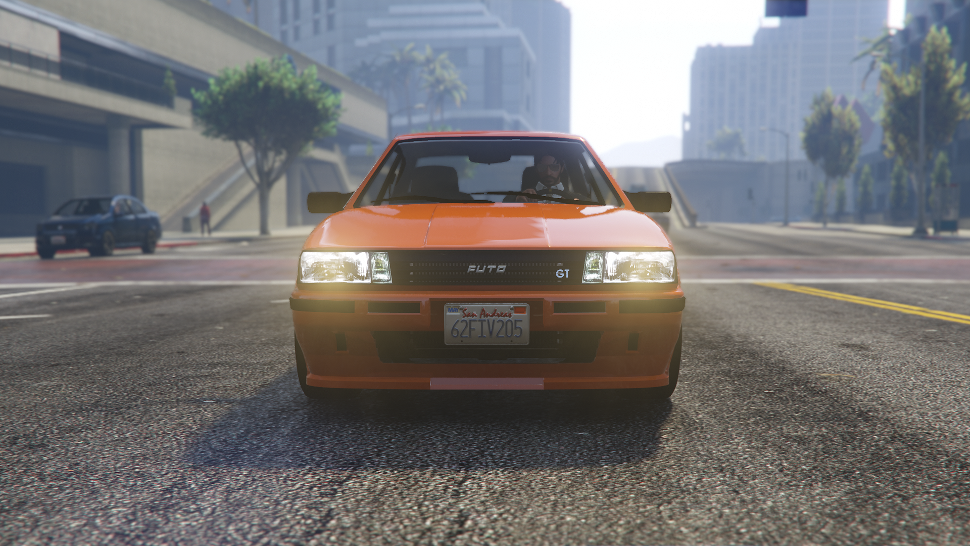 The front of the Karin Futo as seen in GTA Online.
