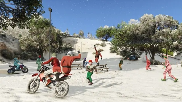 Snow Has Returned To GTA Online