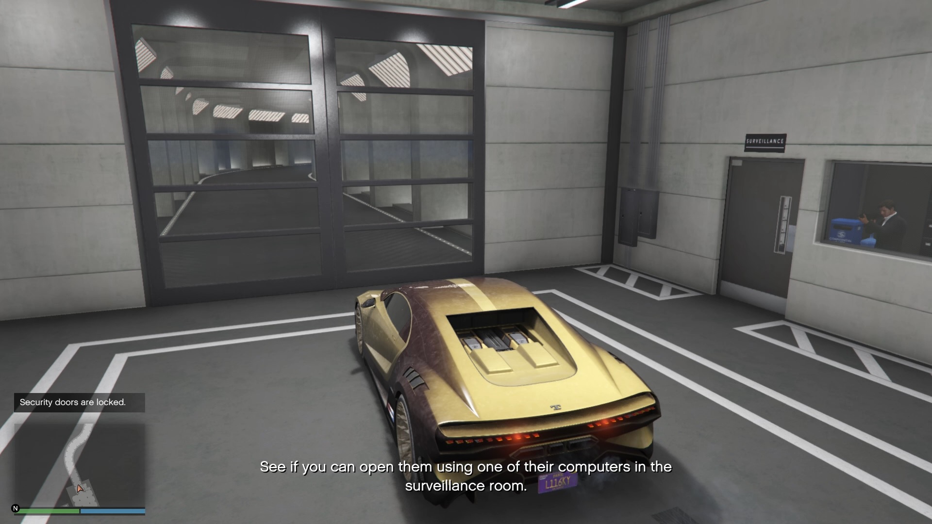 Second security checkpoint.