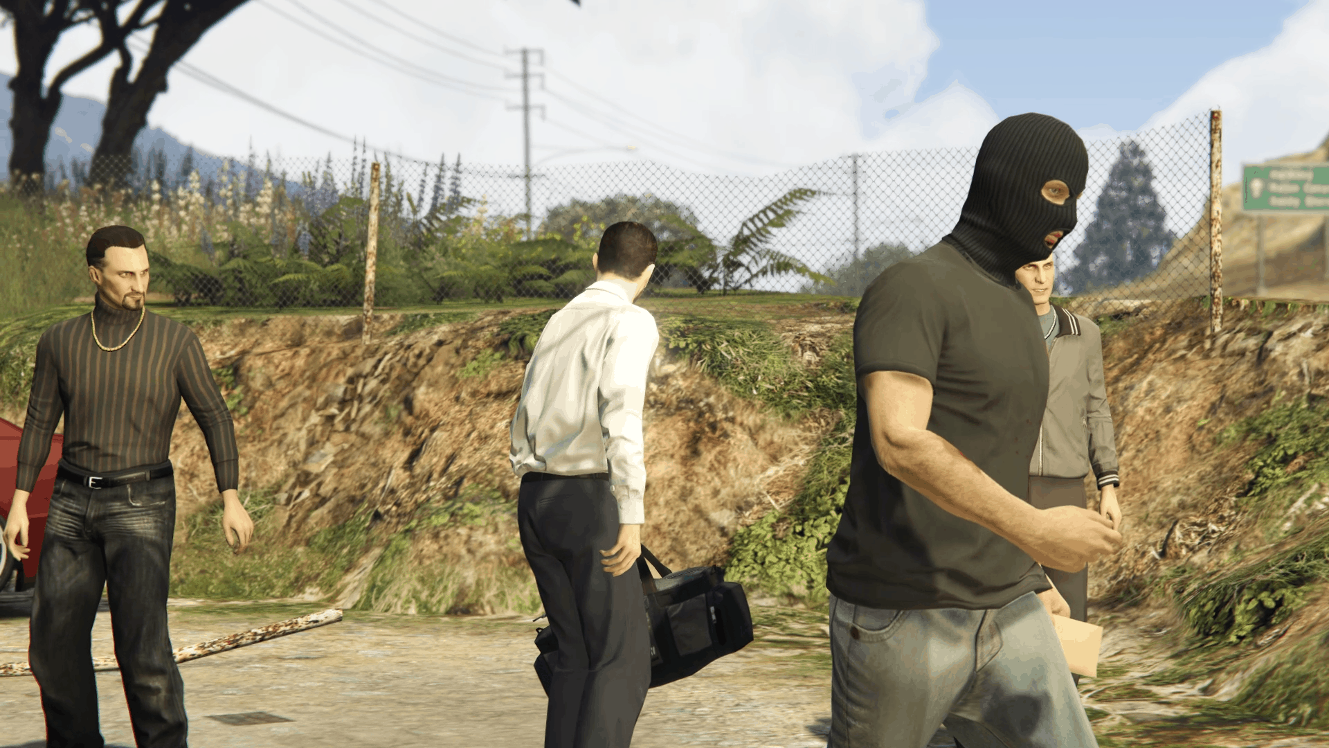 Delivering the cash to the client