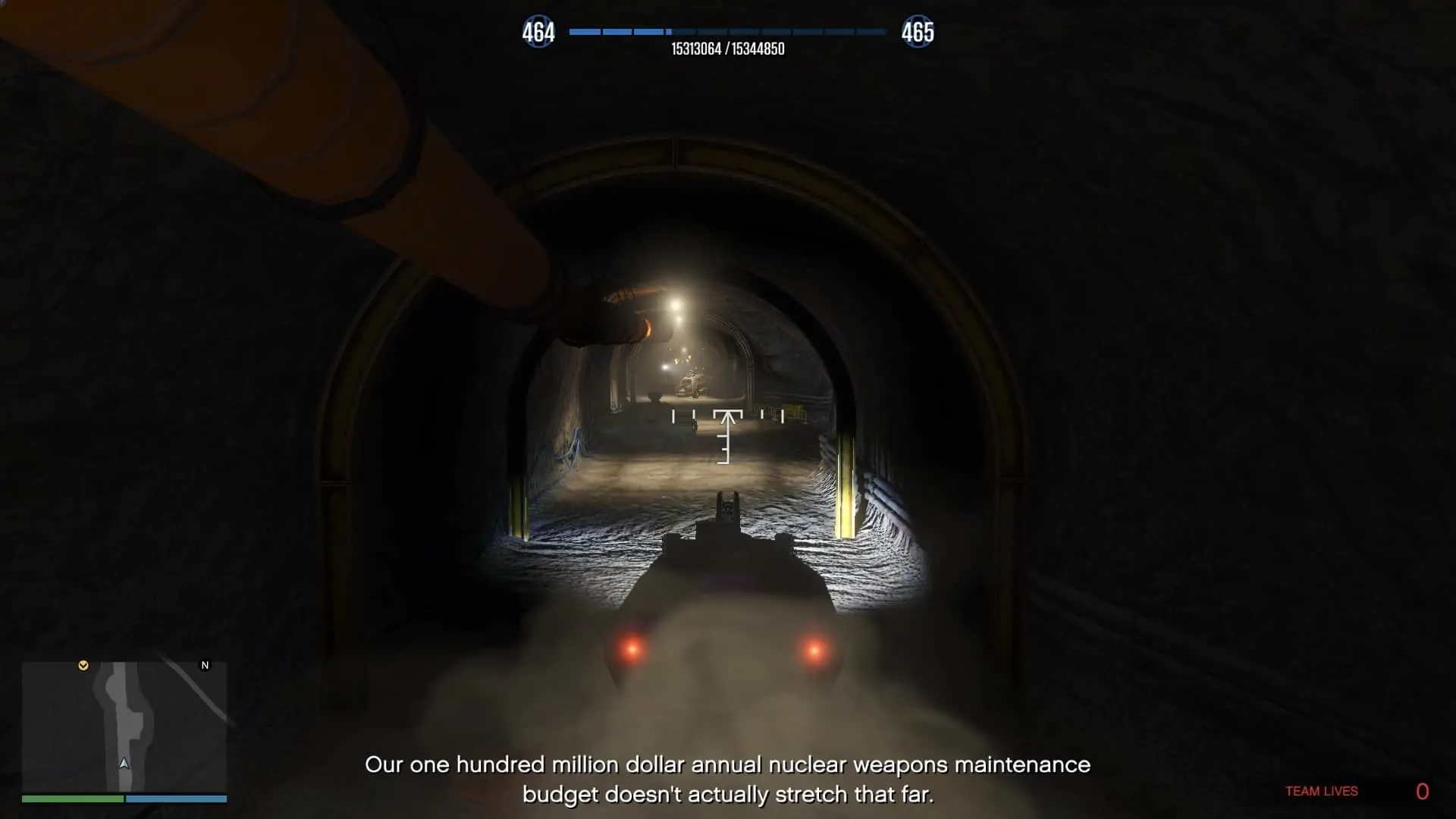 Making our way to the end of the tunnel