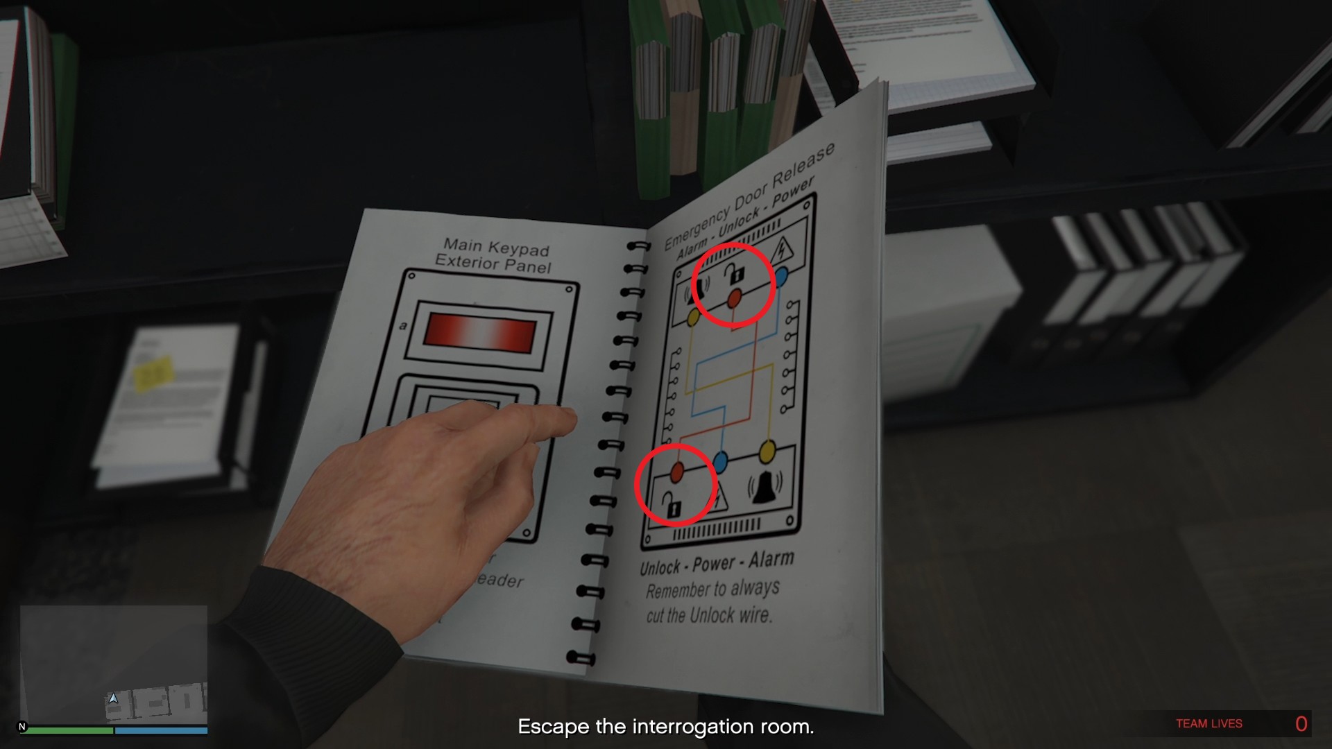 The padlock line color is red. So in our case, we need to remember the red color.